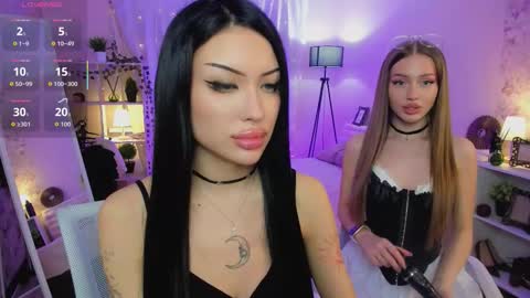 Jess blond and Leila brunette online show from February 22, 3:58 pm