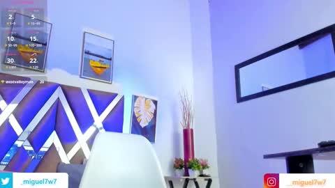 miguel tomorrow from 200 pm Colombia to 1000 pm online show from November 15, 5:25 pm