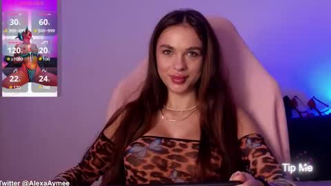 Snapshot of alexaaimee chatting on October 23, 12:12 am Alexa online show from October 23, 12:12 am