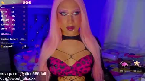 NEW ACCOUNT  ALICE  online show from June 10, 4:28 pm