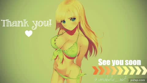 Snapshot of anabelle_wet chatting on January 18, 9:45 pm Annie  online show from January 18, 9:45 pm