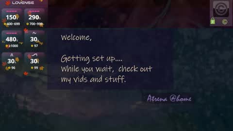 Atrena online show from November 2, 1:27 am