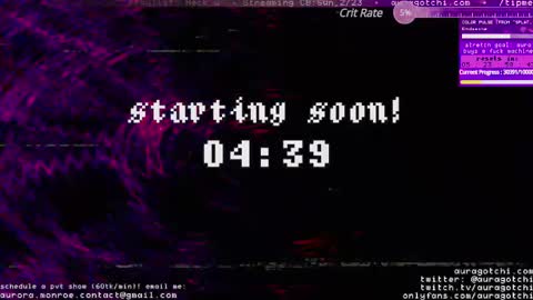 Aurora  Aura online show from February 23, 5:01 am