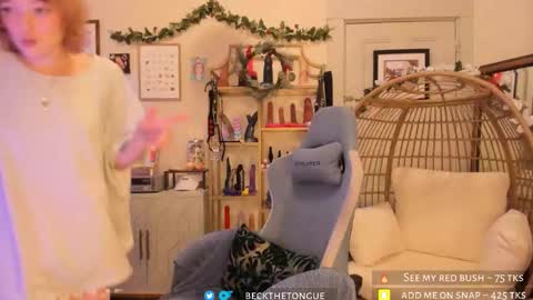 Beck the tongue online show from December 17, 8:59 pm