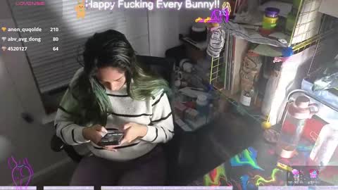 Snapshot of bunnycheekz chatting on December 3, 1:58 am Tokki  bunny  online show from December 3, 1:58 am