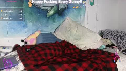 Snapshot of bunnycheekz chatting on January 10, 3:29 am Tokki  bunny  online show from January 10, 3:29 am