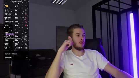 CHARLES SINS online show from February 23, 1:24 am