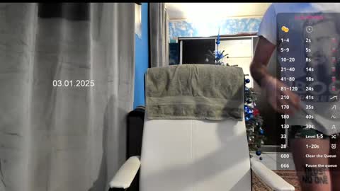 Snapshot of crissstud chatting on January 3, 8:01 pm Criss online show from January 3, 8:01 pm