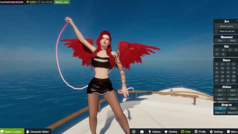 Snapshot of dafne_houston chatting on September 24, 10:05 pm DAFNE online show from September 24, 10:05 pm