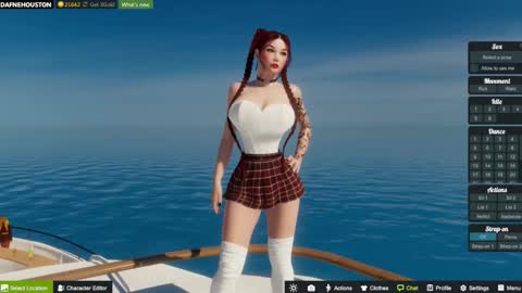 Snapshot of dafne_houston chatting on October 5, 9:11 pm DAFNE online show from October 5, 9:11 pm