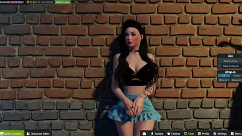 Snapshot of dafne_houston chatting on October 3, 7:11 pm DAFNE online show from October 3, 7:11 pm