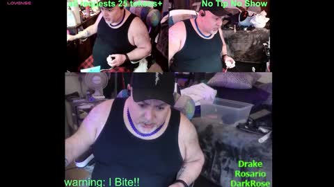 Drake D Vamp aka Drake DarkRose online show from January 25, 12:38 am
