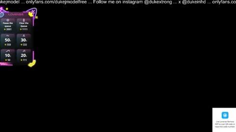 DUKE J              online show from November 22, 2:43 am