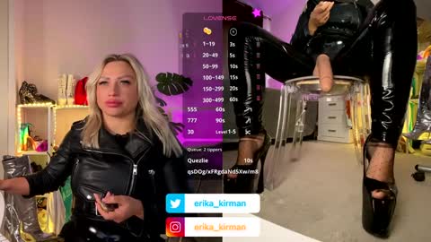 Snapshot of erika_kirman chatting on January 24, 12:20 pm Erika      online show from January 24, 12:20 pm