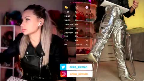 Erika      online show from February 3, 11:03 am