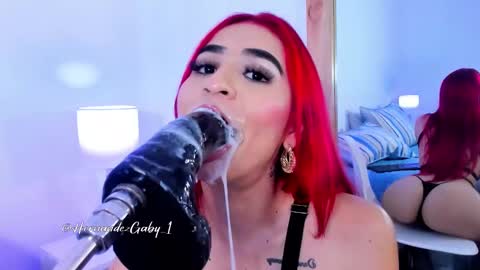 Snapshot of gabrielahernandez1 chatting on February 10, 7:38 pm Gaby online show from February 10, 7:38 pm
