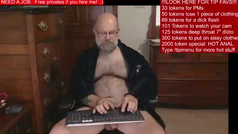 HairyDaddyBear69 online show from July 13, 11:25 am
