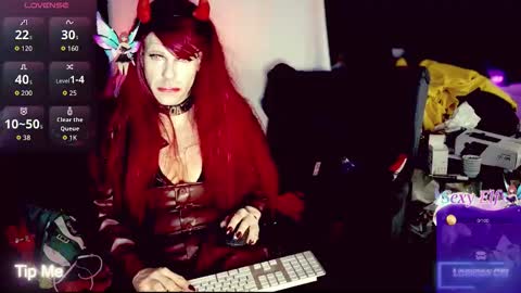 hotginger666 online show from February 25, 12:25 am