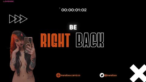 Inarafoxx online show from January 9, 8:11 pm