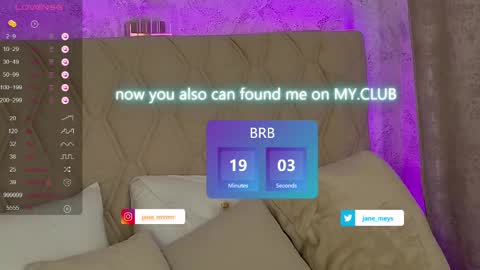 your kitty JANE roawww online show from March 6, 11:25 am