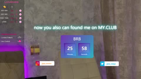 your kitty JANE roawww online show from February 1, 8:08 am