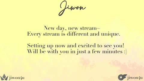 Snapshot of jiwon4u chatting on January 29, 12:45 pm Jiwon online show from January 29, 12:45 pm