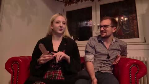 Julie and TheAverageGuy aka Max online show from November 9, 2:26 am