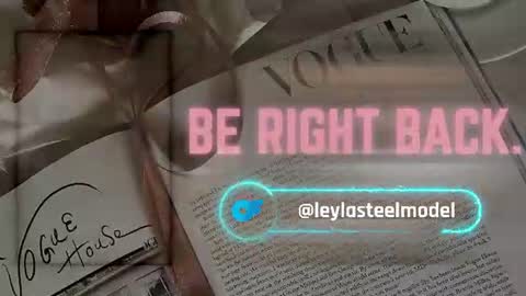 INSTA leylasteel model         online show from July 14, 11:48 am