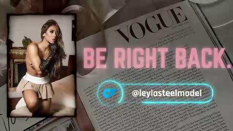 INSTA leylasteel model         online show from July 22, 2:30 pm