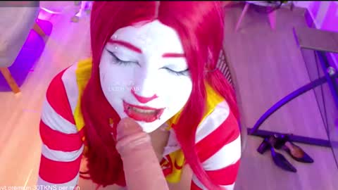 LILITH 200 LIKES   Thursday Clown Costume M online show from October 24, 10:54 pm