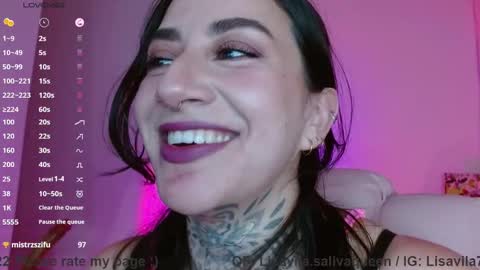 Lisa online show from October 1, 11:25 pm