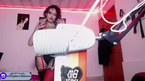 Snapshot of madame0sphereboss chatting on September 28, 3:37 am Valeria  independient model online show from September 28, 3:37 am