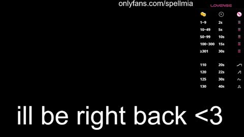 Mia  instagram miasspell online show from December 17, 4:58 pm