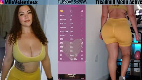 Mila Valentina online show from April 1, 1:39 am