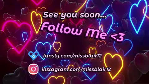 MissBlair online show from February 26, 12:20 am