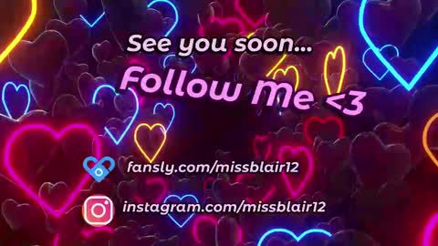 MissBlair online show from February 27, 1:08 am