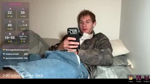Oliver Beck online show from May 17, 2:10 am