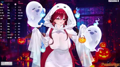 Snapshot of passionyx chatting on October 27, 4:01 am Succubus Nyx online show from October 27, 4:01 am