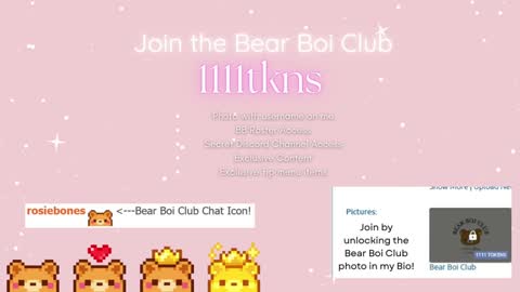 Rosie Bones online show from January 11, 11:22 pm