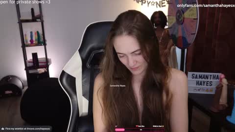 The Real Samantha Hayes haha  online show from January 19, 7:36 am