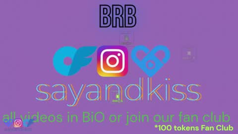 Say and kiss online show from May 3, 2:12 pm