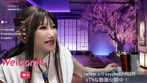 Sayo  Tanaka online show from June 29, 1:22 pm
