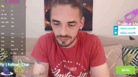 Dean Carter online show from September 21, 12:14 am