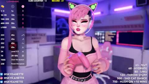 SkyeAnette online show from November 21, 2:09 am