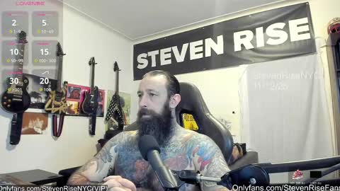 StevenRiseNYC online show from November 12, 11:07 pm