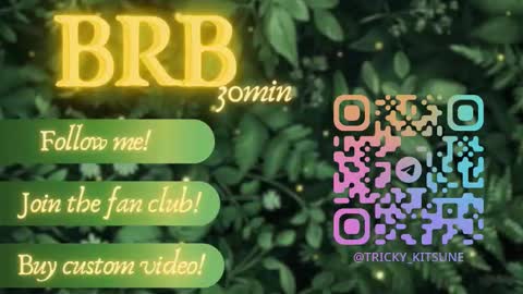 trickykitsune online show from September 11, 9:10 am