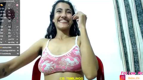 Snapshot of tsmilingg chatting on January 6, 1:20 am  Dulce  online show from January 6, 1:20 am