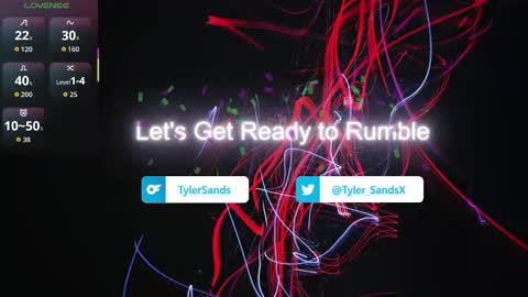 Tyler Sands online show from November 16, 5:15 pm