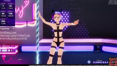 Vex Ruby online show from March 2, 1:15 am