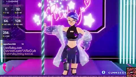 Vex Ruby online show from February 8, 1:09 am